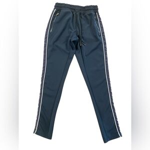 DC Men's Navy Blue Athletic Track Pants Size Large